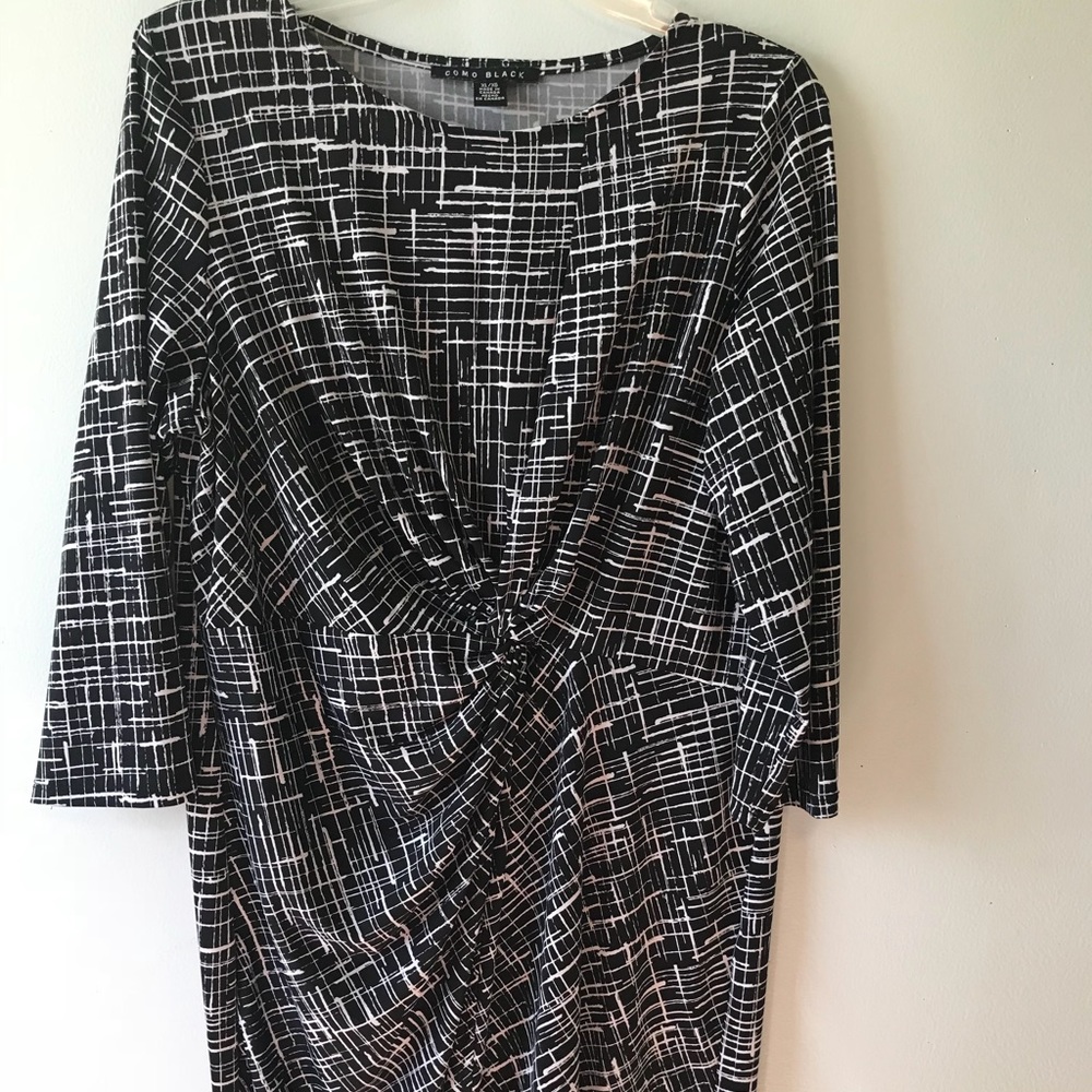 Twist knot spandex dress size XL